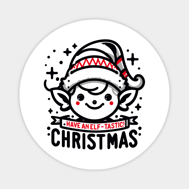 Have an Elf-tastic Christmas Magnet by Frank Ring